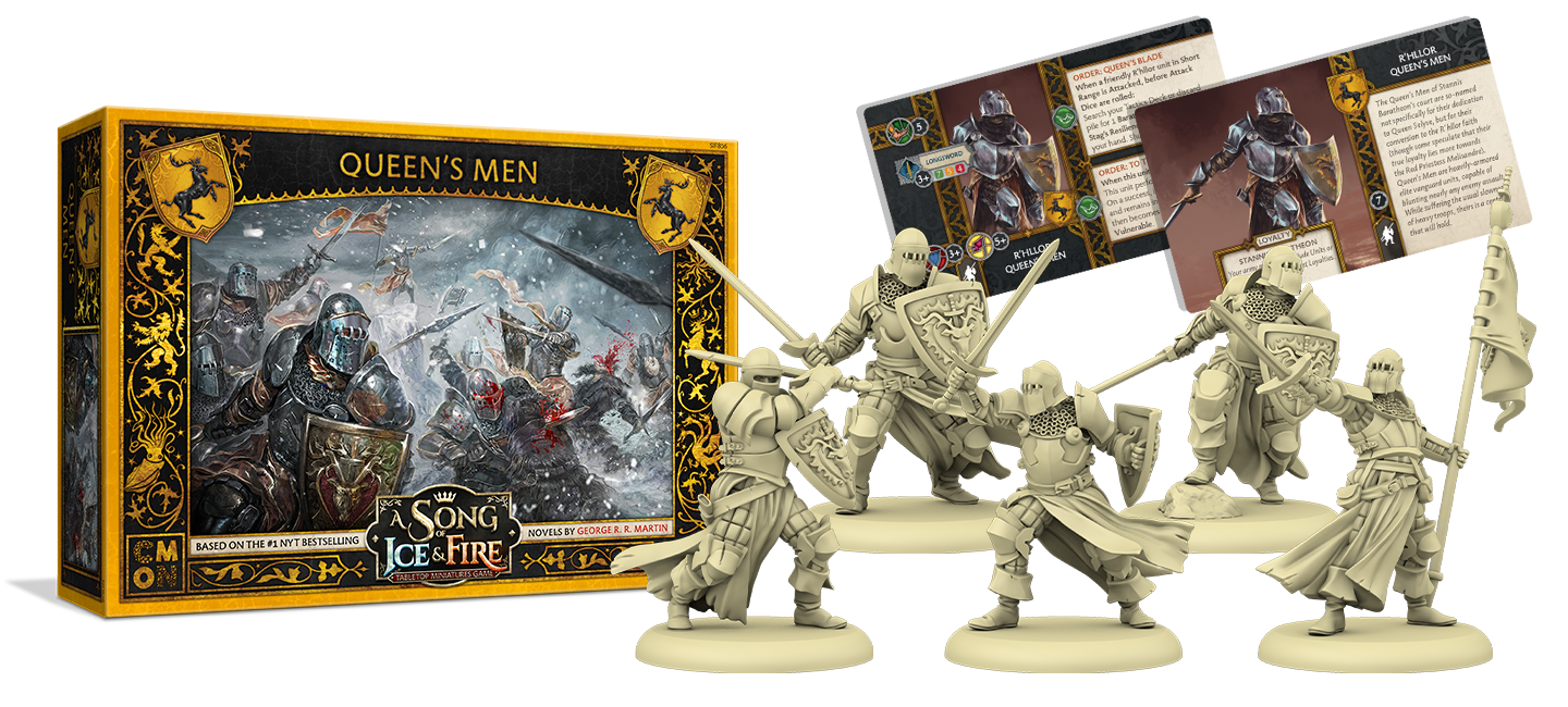 A Song of Ice and Fire : Tabletop Miniatures Game - Baratheon Queens Men